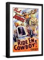 Ride 'Em Cowboy-null-Framed Art Print