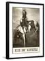 Ride 'Em Cowgirl, Woman on Bucking Horse-null-Framed Art Print