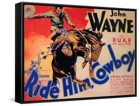 Ride Him Cowboy, 1932-null-Framed Stretched Canvas