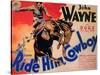 Ride Him Cowboy, 1932-null-Stretched Canvas