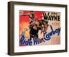 Ride Him Cowboy, 1932-null-Framed Art Print