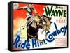 Ride Him Cowboy, John Wayne, 1932-null-Framed Stretched Canvas