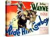 Ride Him Cowboy, John Wayne, 1932-null-Stretched Canvas