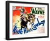 Ride Him Cowboy, John Wayne, 1932-null-Framed Art Print