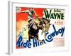 Ride Him Cowboy, John Wayne, 1932-null-Framed Art Print