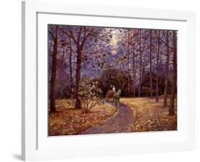 Ride in Autumn-Thelma Leaney Butler-Framed Art Print