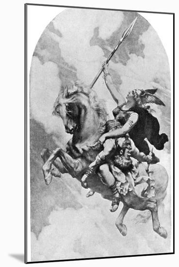 Ride of the Valkyries-Delitz-Mounted Giclee Print