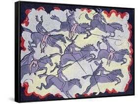 Ride of Valkyries, Wotan's Warrior Daughters; "Hoyotoho!": Illustration for 'Die Walkure'-Phil Redford-Framed Stretched Canvas