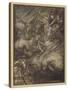 Ride of Valkyries-Arthur Rackham-Stretched Canvas