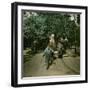 Ride on a Elephant and on a Camel, at the Jardin of Acclimatation, Paris (XVIth Arrondissement)-Leon, Levy et Fils-Framed Photographic Print