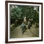 Ride on a Elephant and on a Camel, at the Jardin of Acclimatation, Paris (XVIth Arrondissement)-Leon, Levy et Fils-Framed Photographic Print