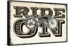 Ride On-null-Framed Stretched Canvas