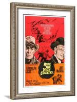 Ride the High Country, Randolph Scott, Joel Mccrea, Mariette Hartley, 1962-null-Framed Art Print