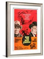 Ride the High Country, Randolph Scott, Joel Mccrea, Mariette Hartley, 1962-null-Framed Art Print