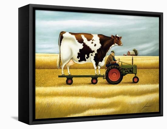 Ride to the Fair-Lowell Herrero-Framed Stretched Canvas