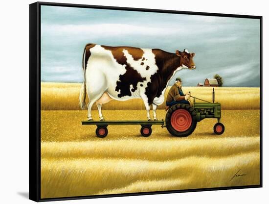 Ride to the Fair-Lowell Herrero-Framed Stretched Canvas