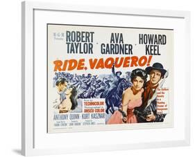 Ride, Vaquero!, 1953-null-Framed Art Print