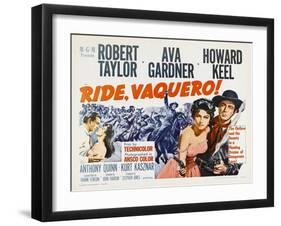 Ride, Vaquero!, 1953-null-Framed Art Print