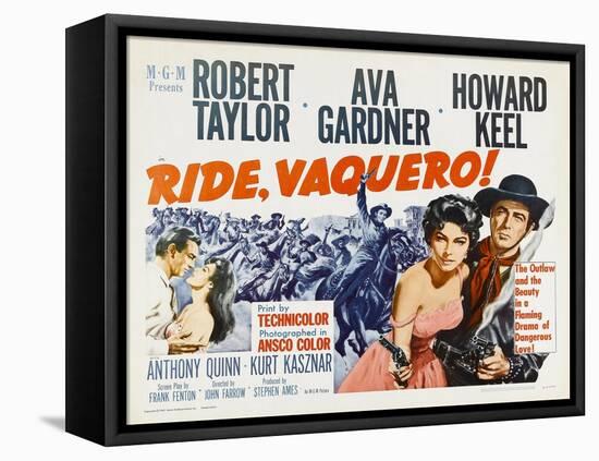 Ride, Vaquero!, 1953-null-Framed Stretched Canvas