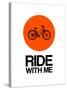 Ride with Me Circle 1-NaxArt-Stretched Canvas