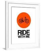 Ride with Me Circle 1-NaxArt-Framed Art Print