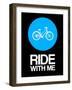 Ride with Me Circle 2-NaxArt-Framed Art Print