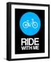 Ride with Me Circle 2-NaxArt-Framed Art Print