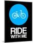 Ride with Me Circle 2-NaxArt-Mounted Art Print