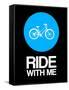 Ride with Me Circle 2-NaxArt-Framed Stretched Canvas