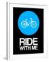 Ride with Me Circle 2-NaxArt-Framed Art Print