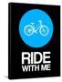 Ride with Me Circle 2-NaxArt-Framed Stretched Canvas