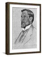 Rider Haggard - writer-William Strang-Framed Giclee Print