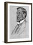 Rider Haggard - writer-William Strang-Framed Giclee Print