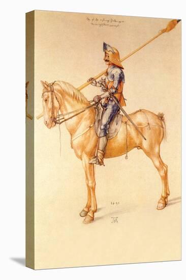 Rider in the Armor-Albrecht Dürer-Stretched Canvas