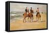 Rider on the Beach, 1923 (Oil on Canvas)-Max Liebermann-Framed Stretched Canvas