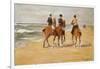 Rider on the Beach, 1923 (Oil on Canvas)-Max Liebermann-Framed Giclee Print