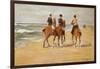 Rider on the Beach, 1923 (Oil on Canvas)-Max Liebermann-Framed Giclee Print