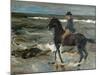 Rider on the Beach-Max Liebermann-Mounted Giclee Print