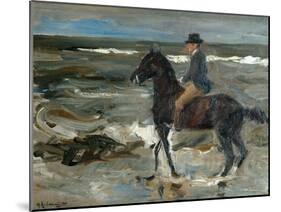 Rider on the Beach-Max Liebermann-Mounted Giclee Print