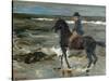 Rider on the Beach-Max Liebermann-Stretched Canvas