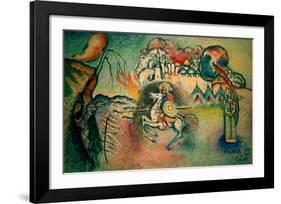 Rider, St George, 1915-Wassily Kandinsky-Framed Giclee Print