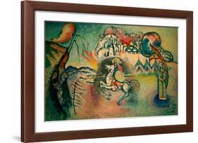 Rider, St George, 1915-Wassily Kandinsky-Framed Giclee Print