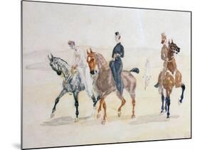 Riders, 1880S-Henri de Toulouse-Lautrec-Mounted Giclee Print
