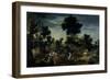 Riders Advancing into a Brook, 1601-15-Peeter Snayers-Framed Giclee Print