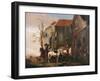 Riders and Horses at the Door of an Inn-Pieter Wouwermans-Framed Giclee Print