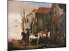 Riders and Horses at the Door of an Inn-Pieter Wouwermans-Mounted Giclee Print