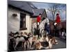 Riders and Hounds Awaiting Fox Hunt, Wales, United Kingdom-Alan Klehr-Mounted Photographic Print