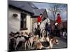 Riders and Hounds Awaiting Fox Hunt, Wales, United Kingdom-Alan Klehr-Mounted Photographic Print