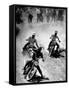 Riders Enjoying Motorcycle Racing-Loomis Dean-Framed Stretched Canvas