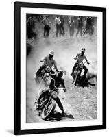 Riders Enjoying Motorcycle Racing-Loomis Dean-Framed Photographic Print